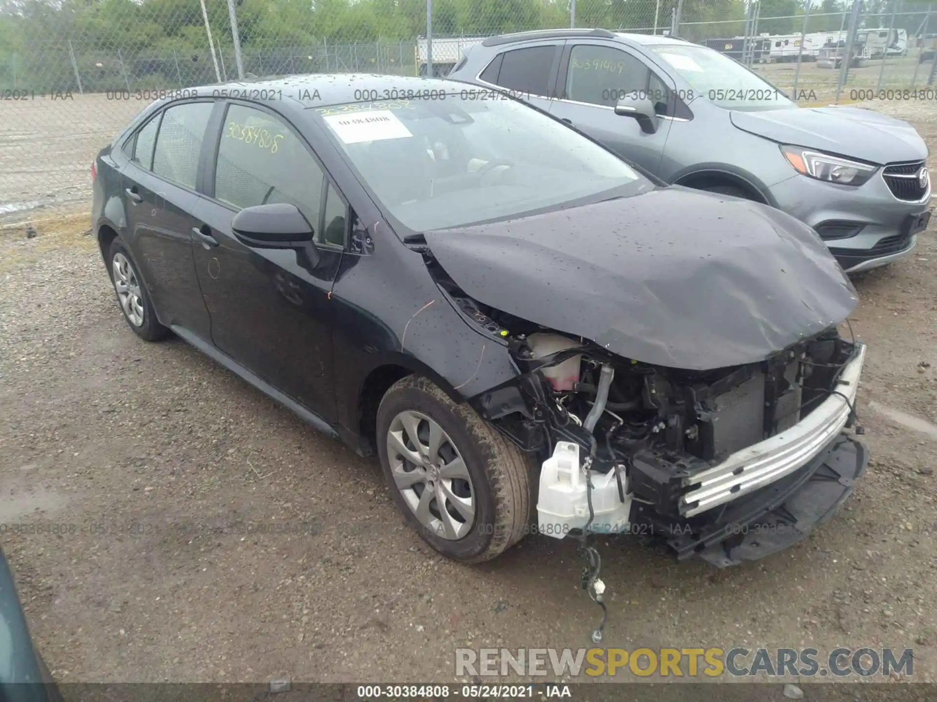 1 Photograph of a damaged car JTDEPRAE5LJ042601 TOYOTA COROLLA 2020