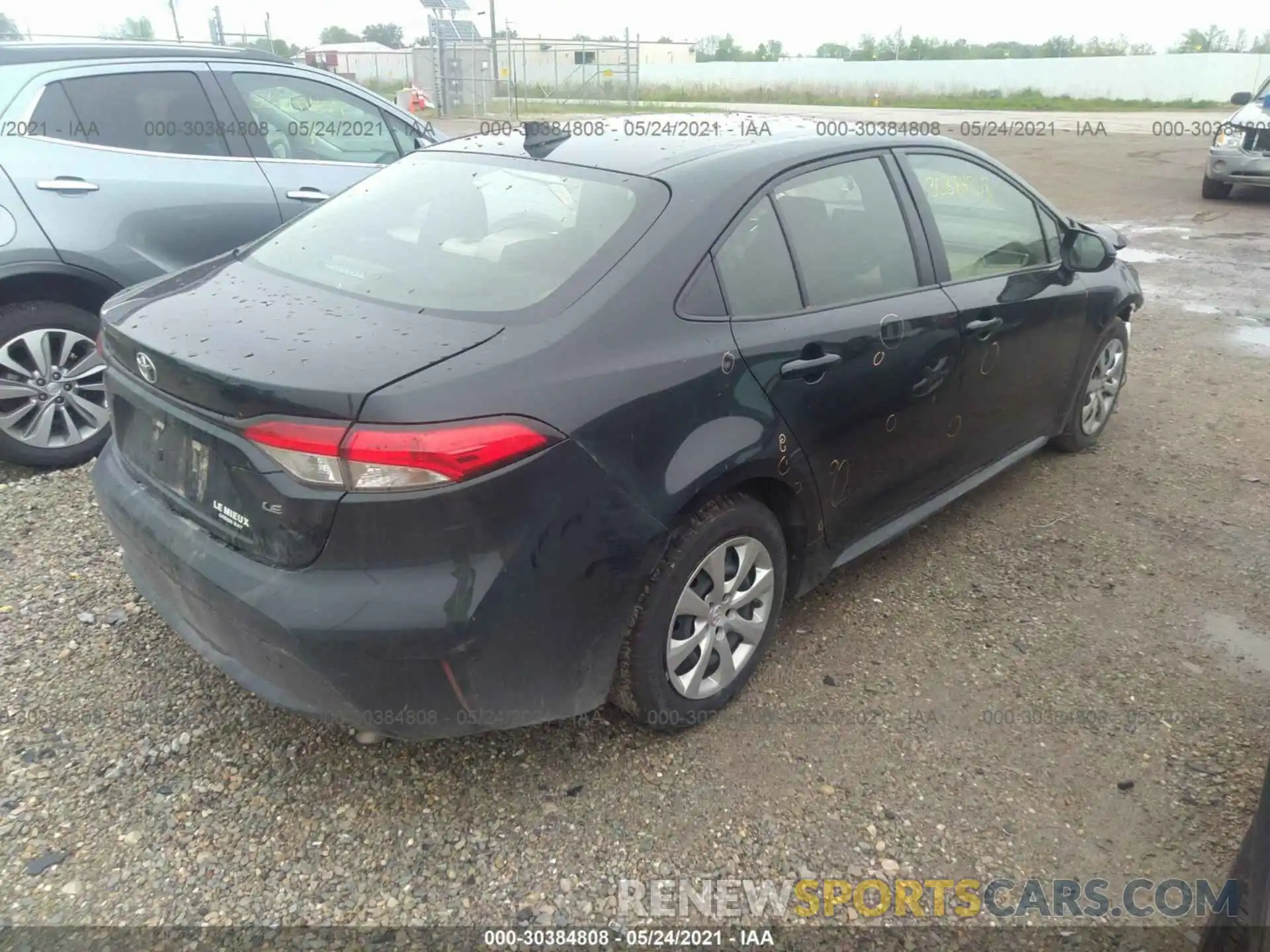 4 Photograph of a damaged car JTDEPRAE5LJ042601 TOYOTA COROLLA 2020