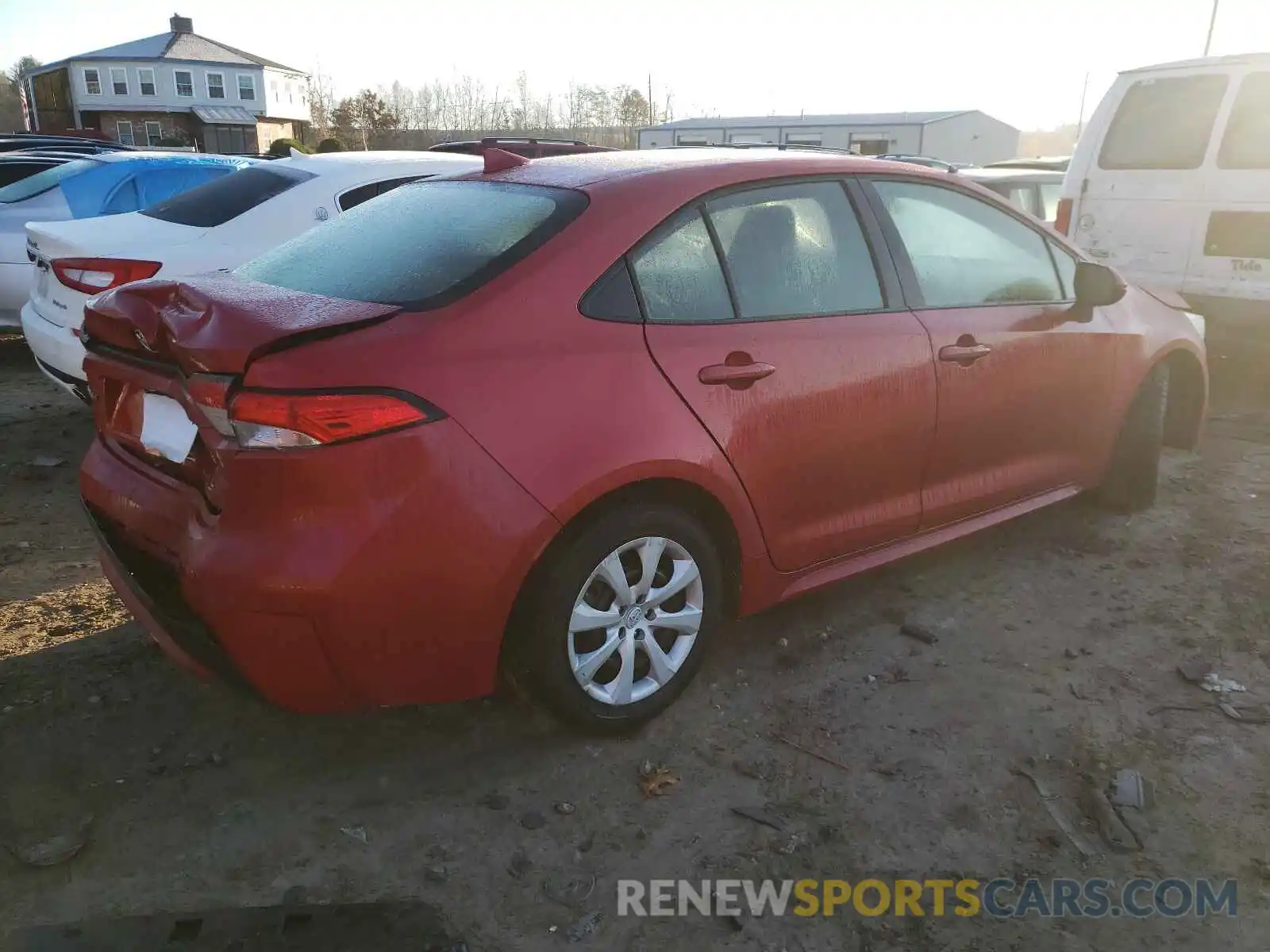 4 Photograph of a damaged car JTDEPRAE5LJ043036 TOYOTA COROLLA 2020