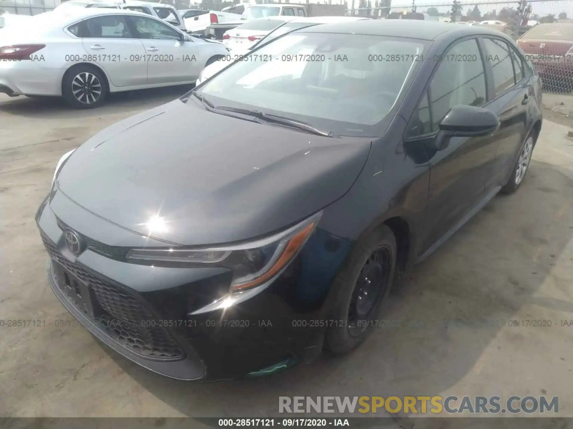 2 Photograph of a damaged car JTDEPRAE5LJ043408 TOYOTA COROLLA 2020