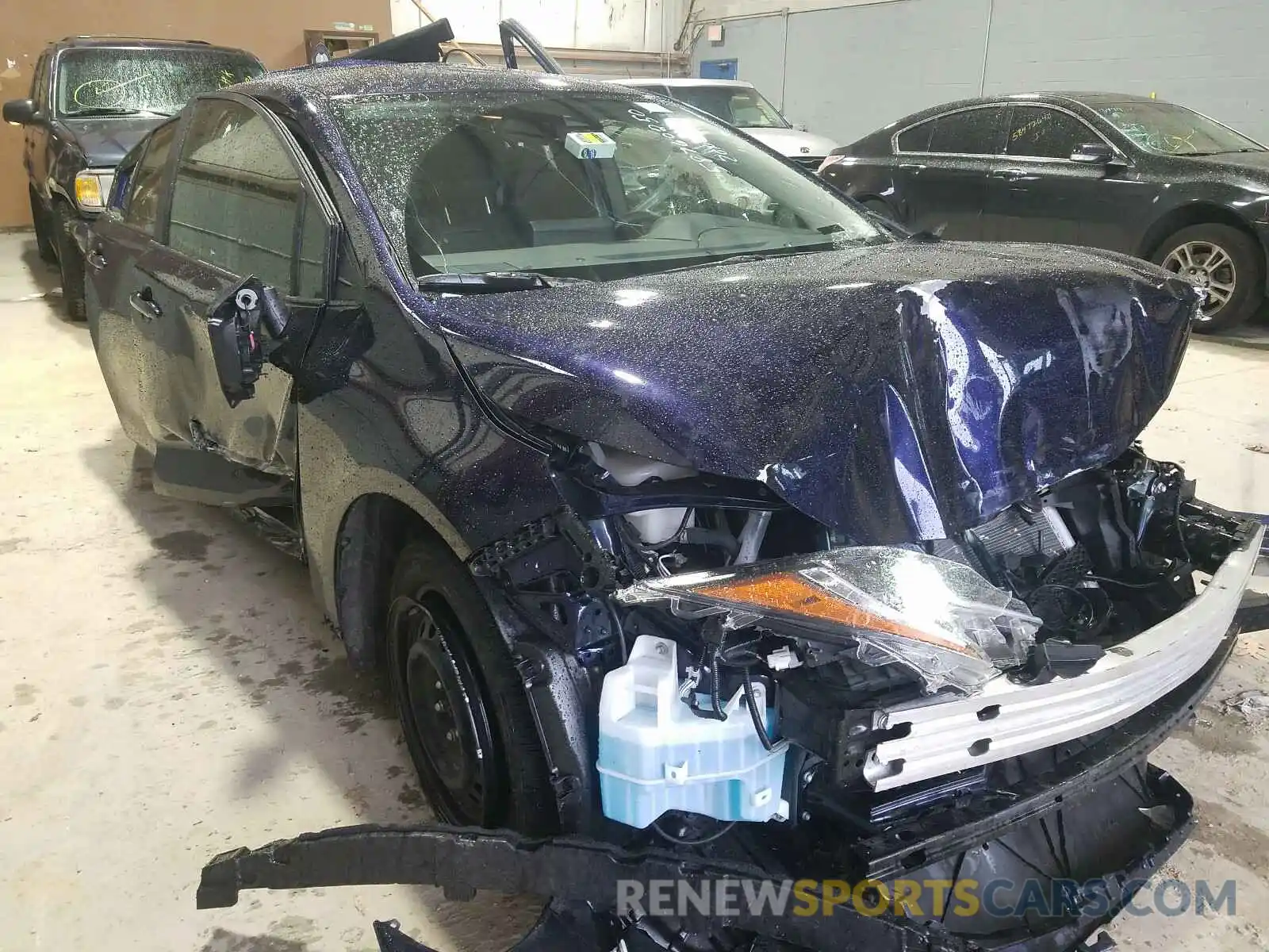 1 Photograph of a damaged car JTDEPRAE5LJ043599 TOYOTA COROLLA 2020