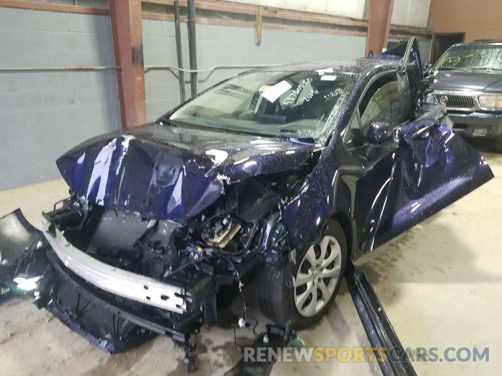 2 Photograph of a damaged car JTDEPRAE5LJ043599 TOYOTA COROLLA 2020