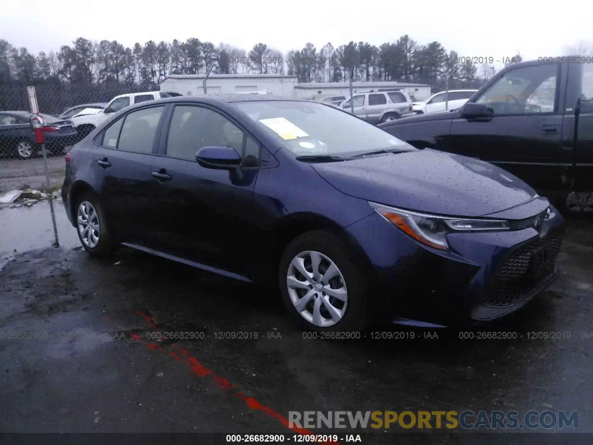 1 Photograph of a damaged car JTDEPRAE5LJ043618 TOYOTA COROLLA 2020