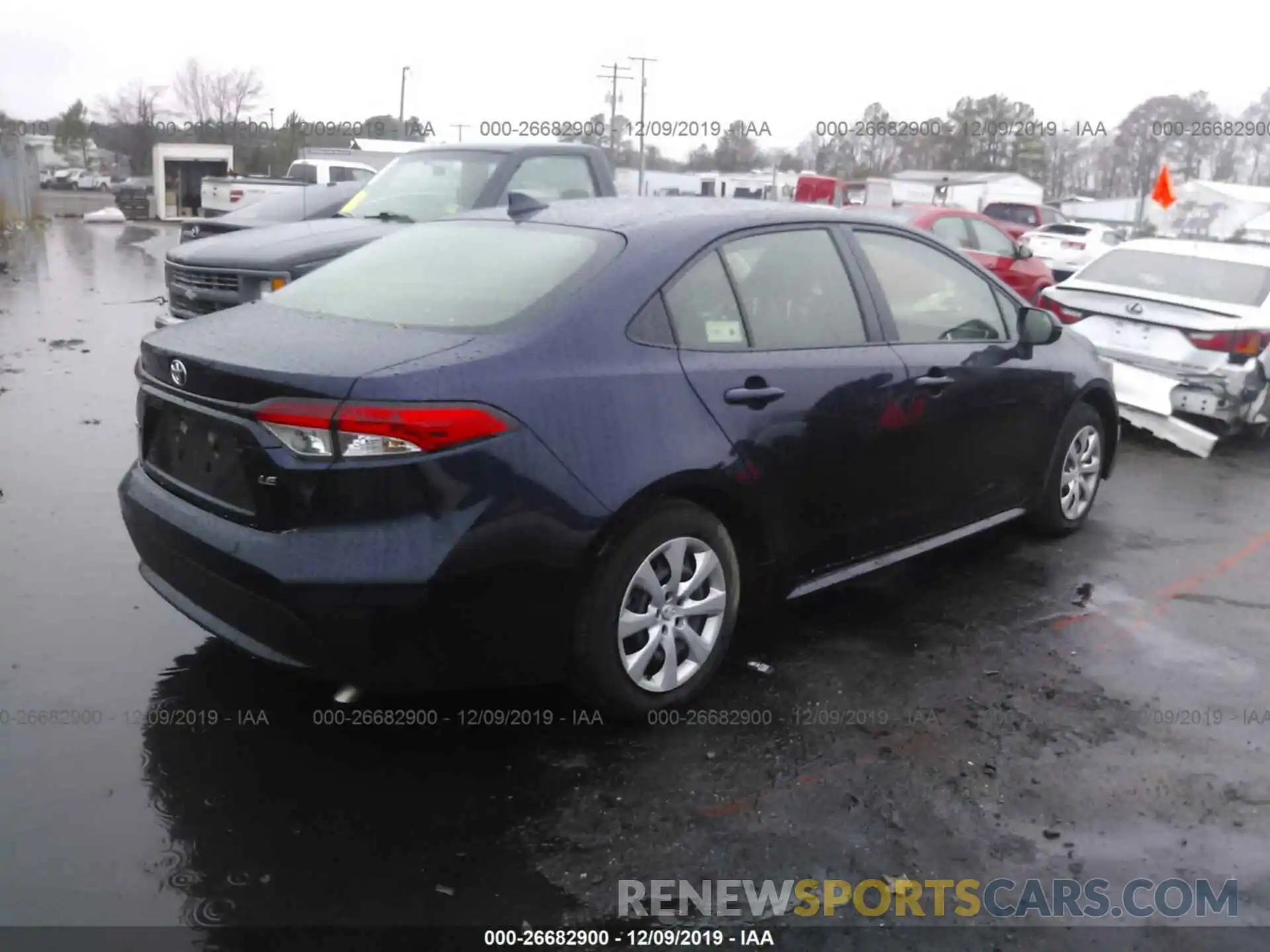 4 Photograph of a damaged car JTDEPRAE5LJ043618 TOYOTA COROLLA 2020