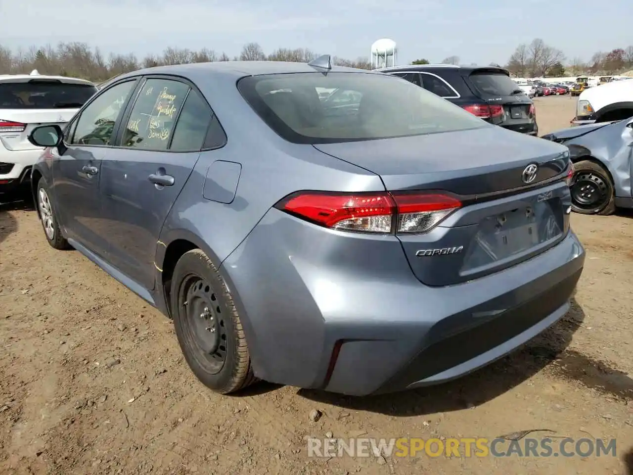 3 Photograph of a damaged car JTDEPRAE5LJ043697 TOYOTA COROLLA 2020