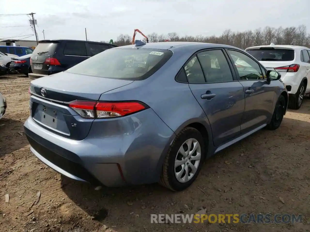 4 Photograph of a damaged car JTDEPRAE5LJ043697 TOYOTA COROLLA 2020