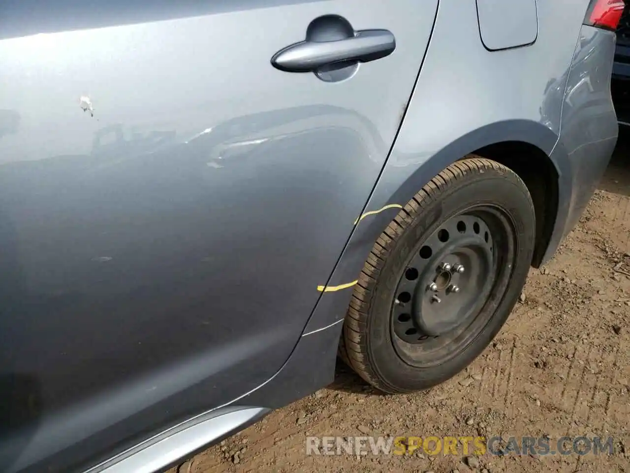 9 Photograph of a damaged car JTDEPRAE5LJ043697 TOYOTA COROLLA 2020