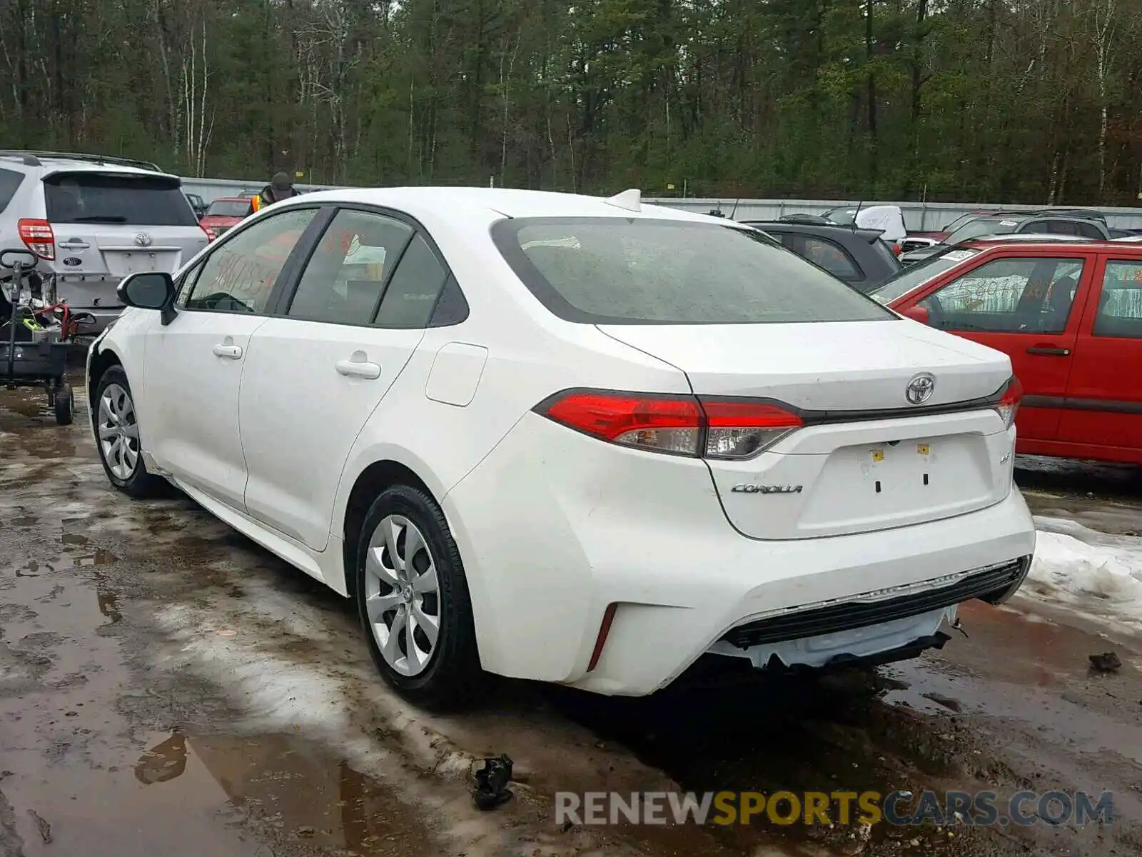 3 Photograph of a damaged car JTDEPRAE5LJ043845 TOYOTA COROLLA 2020