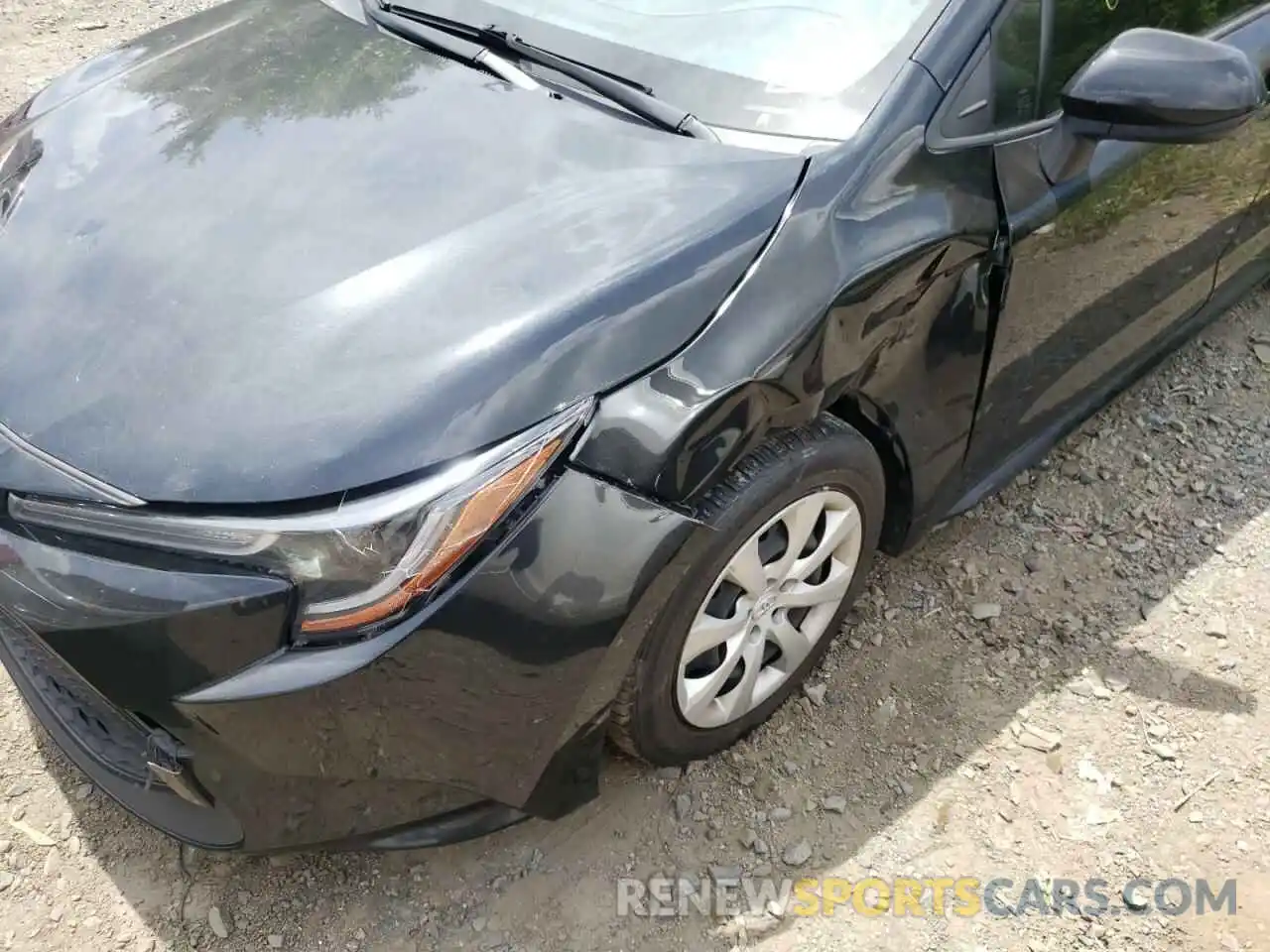 9 Photograph of a damaged car JTDEPRAE5LJ044073 TOYOTA COROLLA 2020