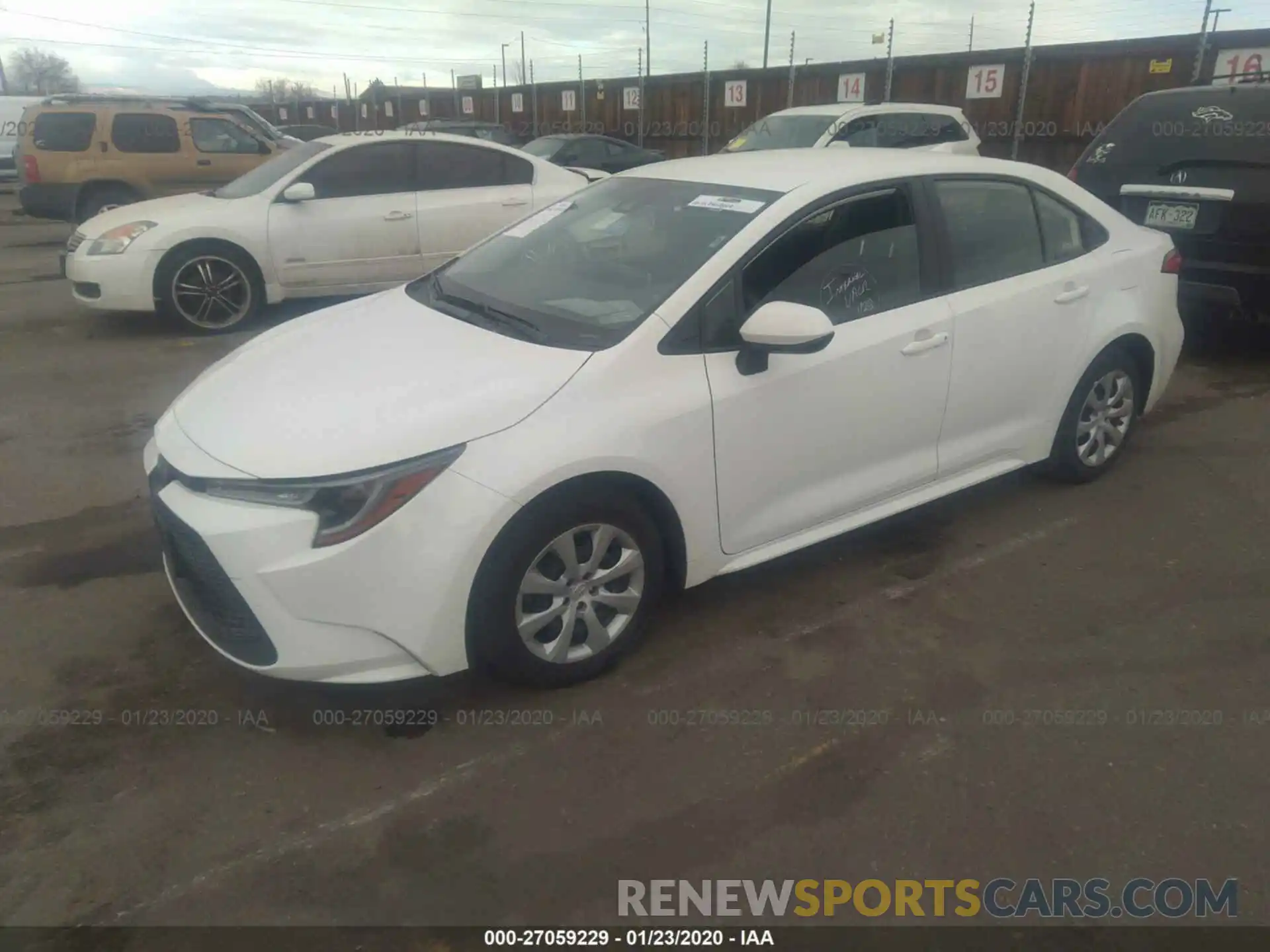 2 Photograph of a damaged car JTDEPRAE5LJ044168 TOYOTA COROLLA 2020