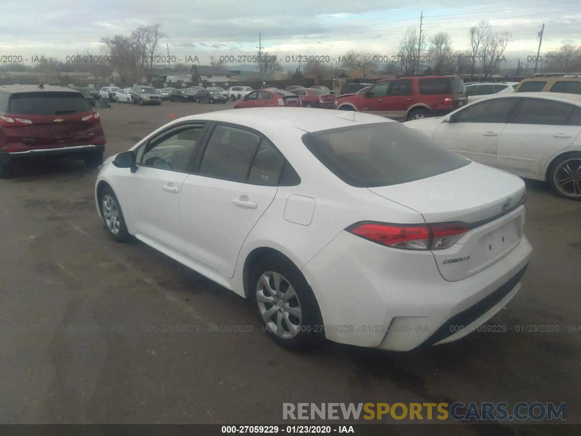 3 Photograph of a damaged car JTDEPRAE5LJ044168 TOYOTA COROLLA 2020