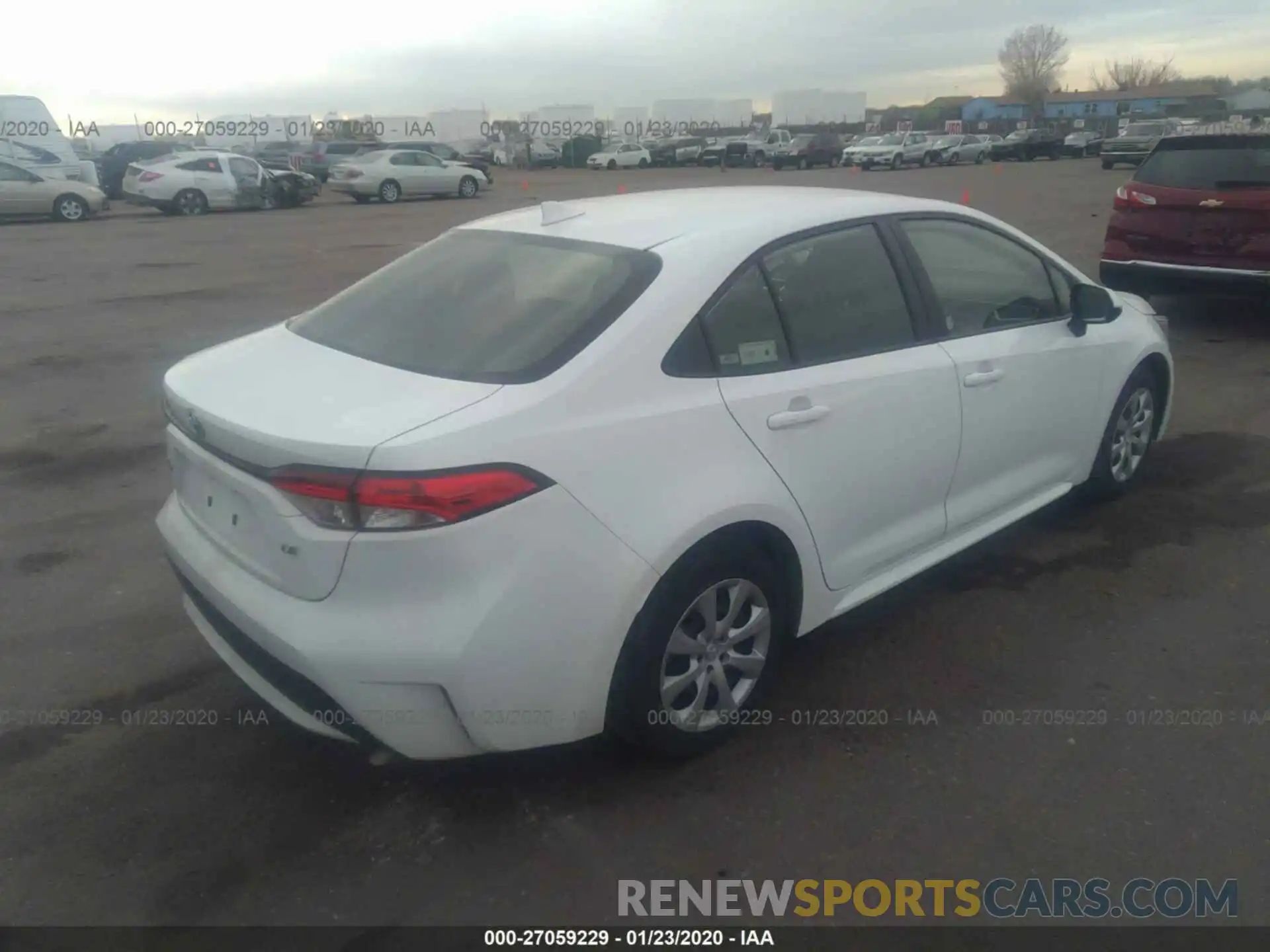 4 Photograph of a damaged car JTDEPRAE5LJ044168 TOYOTA COROLLA 2020