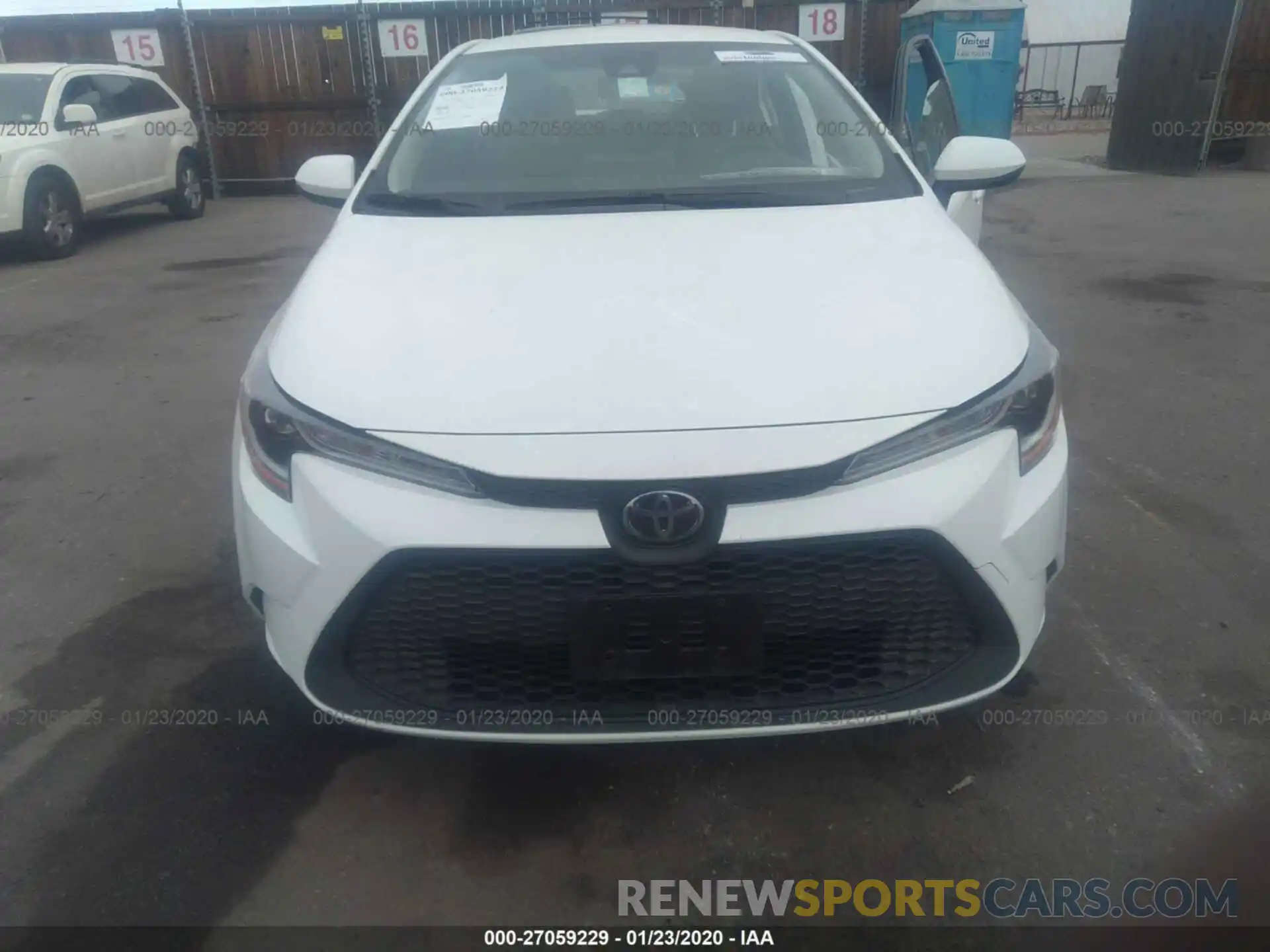 6 Photograph of a damaged car JTDEPRAE5LJ044168 TOYOTA COROLLA 2020