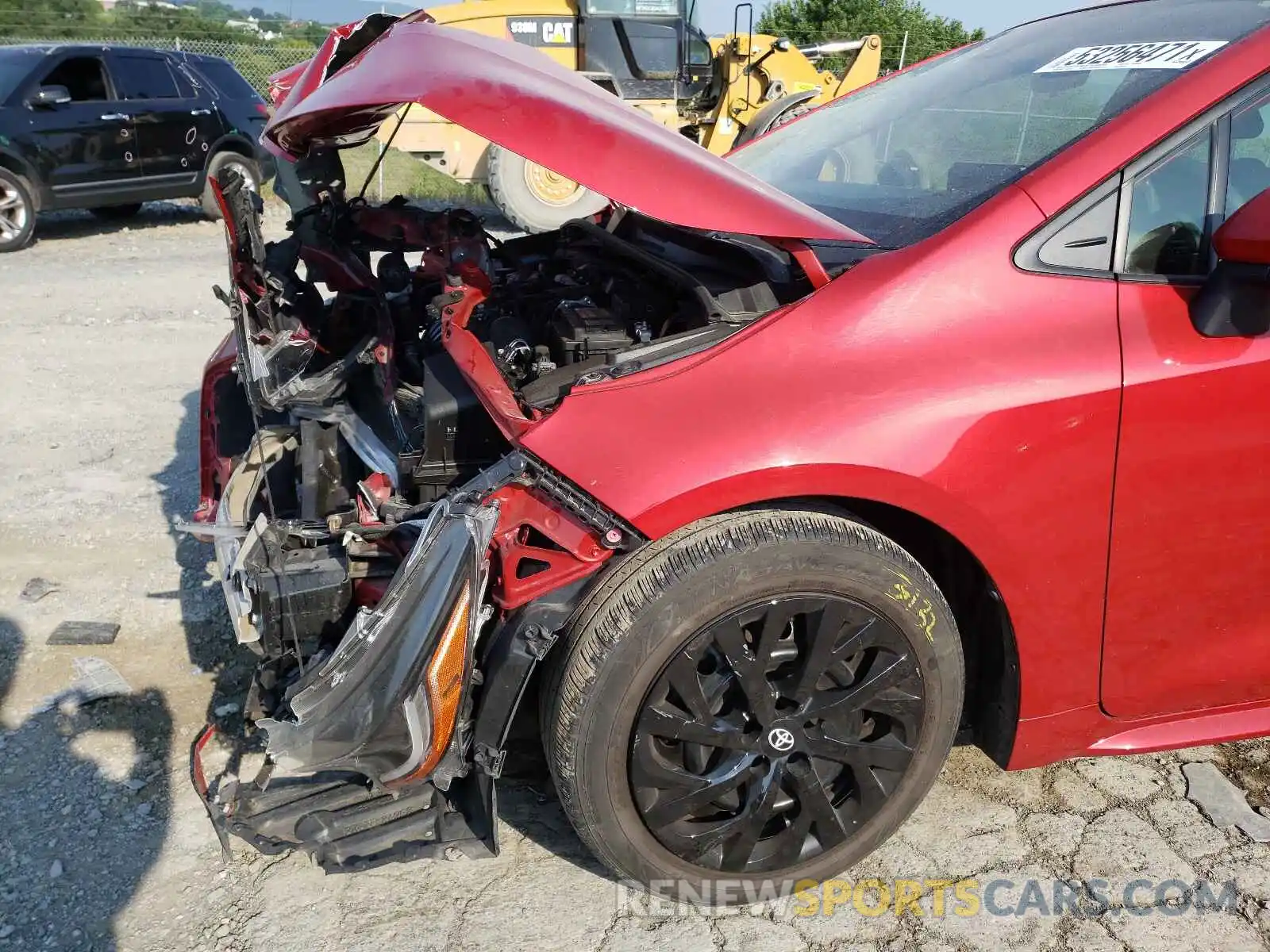 9 Photograph of a damaged car JTDEPRAE5LJ044445 TOYOTA COROLLA 2020