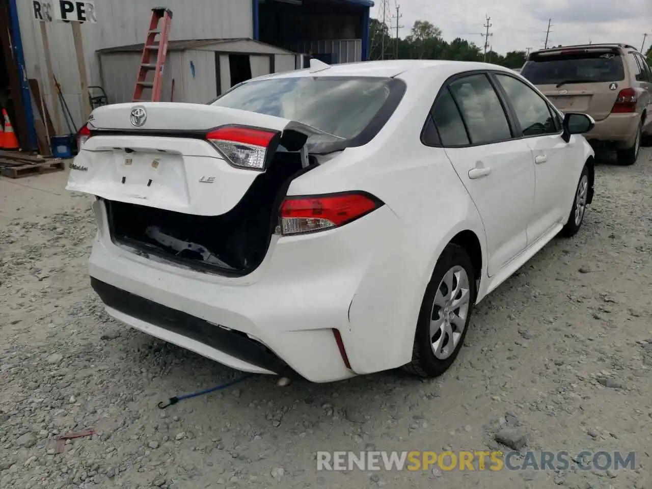 4 Photograph of a damaged car JTDEPRAE5LJ044641 TOYOTA COROLLA 2020