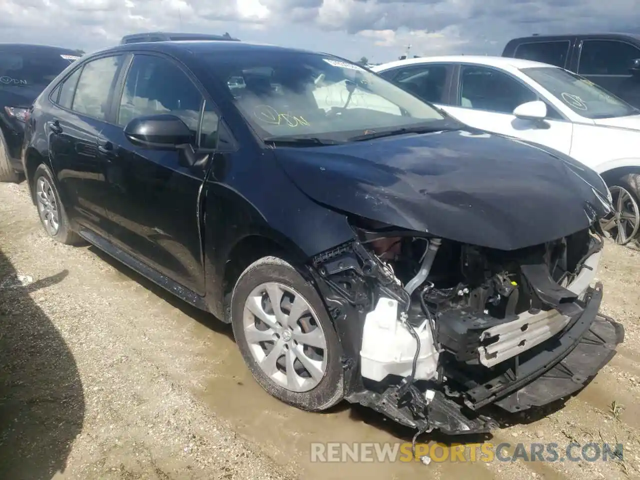 1 Photograph of a damaged car JTDEPRAE5LJ044798 TOYOTA COROLLA 2020