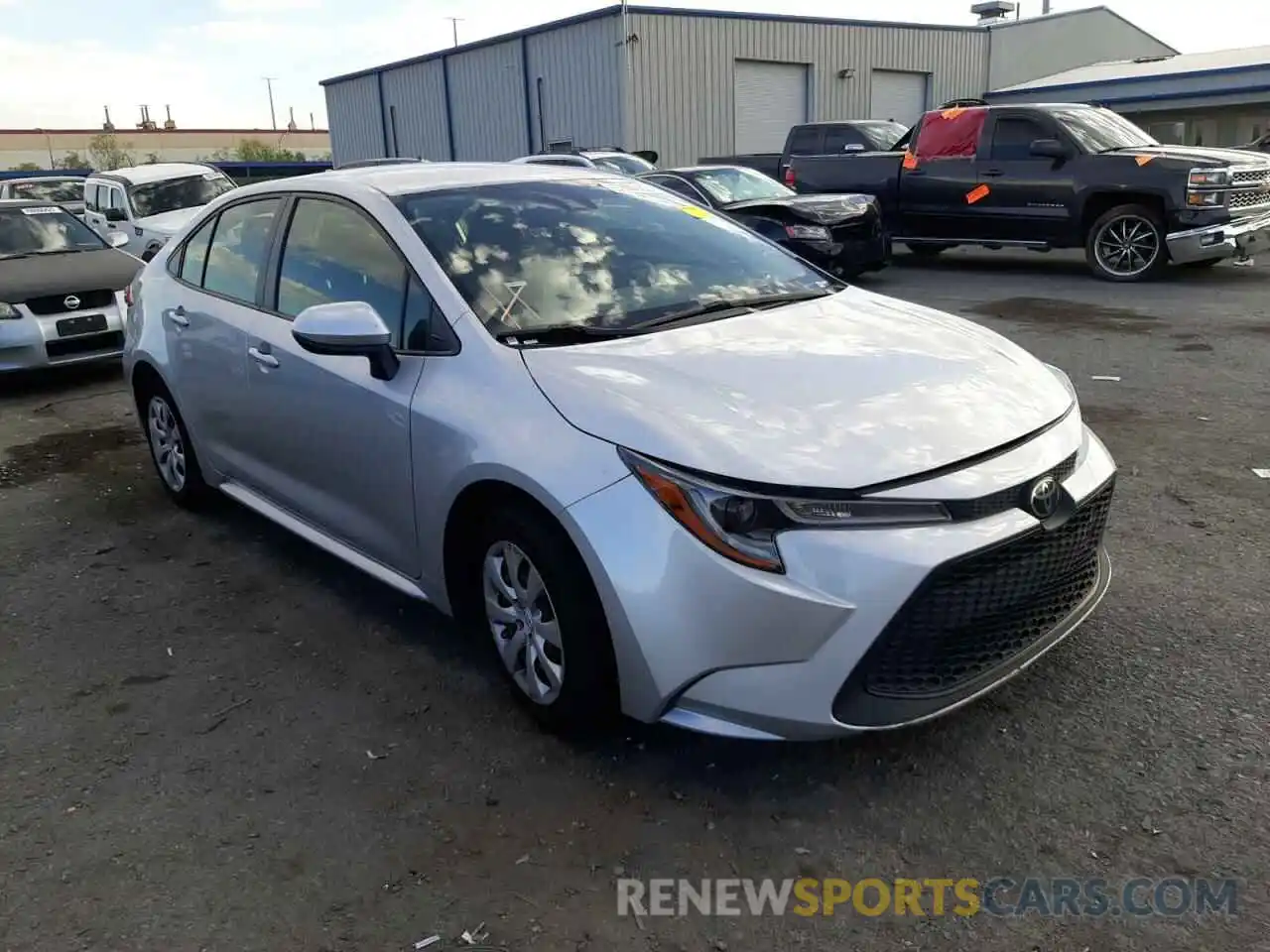 1 Photograph of a damaged car JTDEPRAE5LJ044817 TOYOTA COROLLA 2020