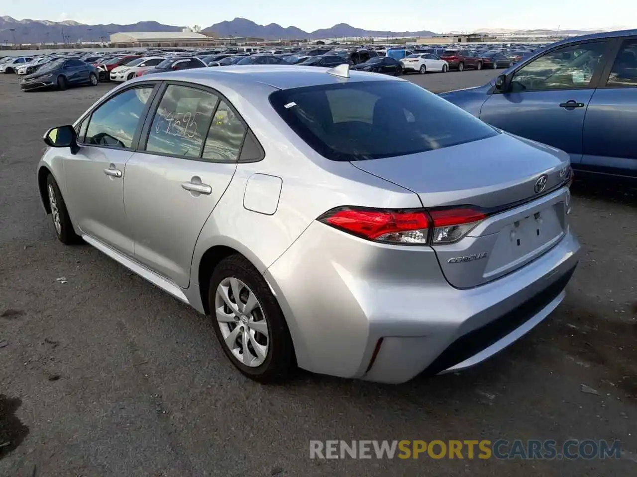 3 Photograph of a damaged car JTDEPRAE5LJ044817 TOYOTA COROLLA 2020