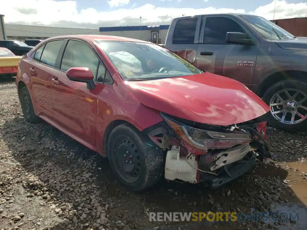 1 Photograph of a damaged car JTDEPRAE5LJ044879 TOYOTA COROLLA 2020