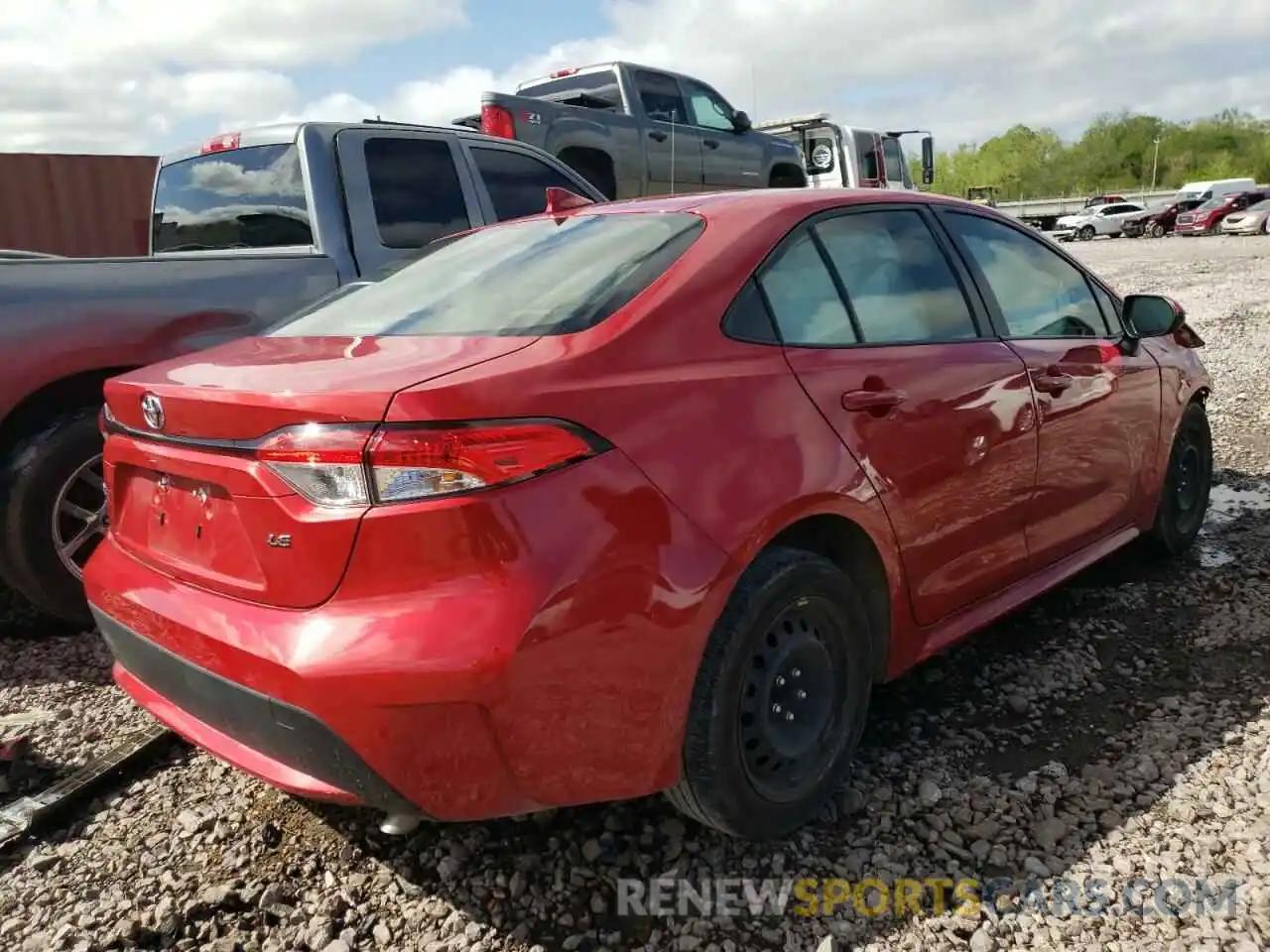 4 Photograph of a damaged car JTDEPRAE5LJ044879 TOYOTA COROLLA 2020