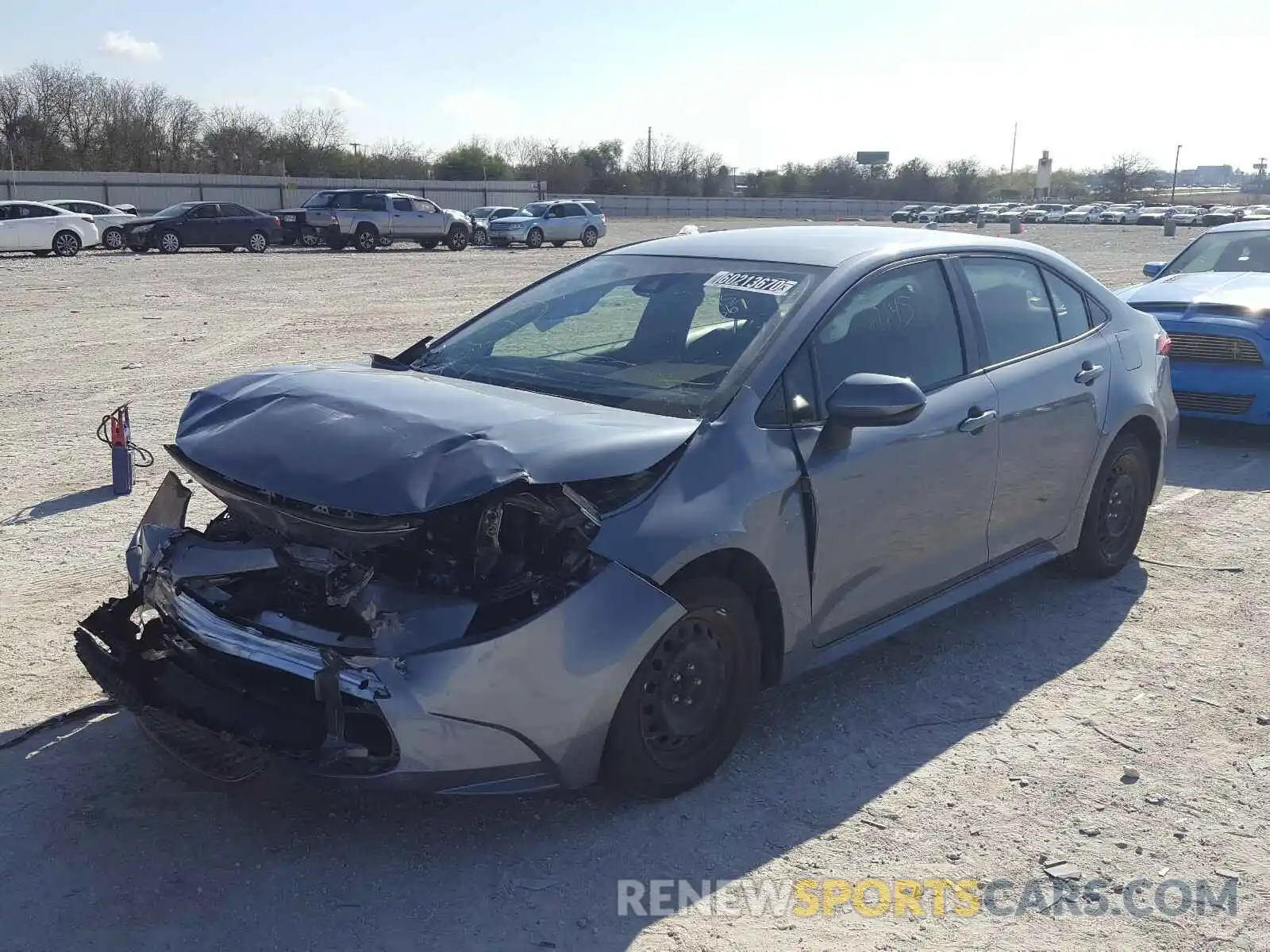 2 Photograph of a damaged car JTDEPRAE5LJ045367 TOYOTA COROLLA 2020