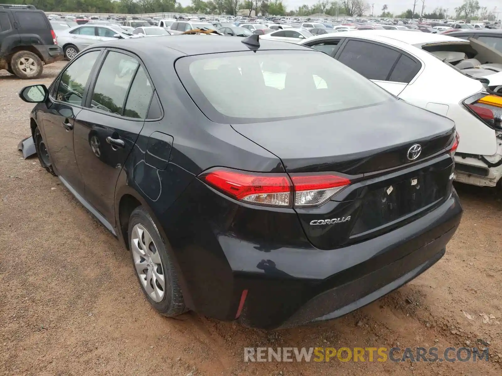 3 Photograph of a damaged car JTDEPRAE5LJ045899 TOYOTA COROLLA 2020