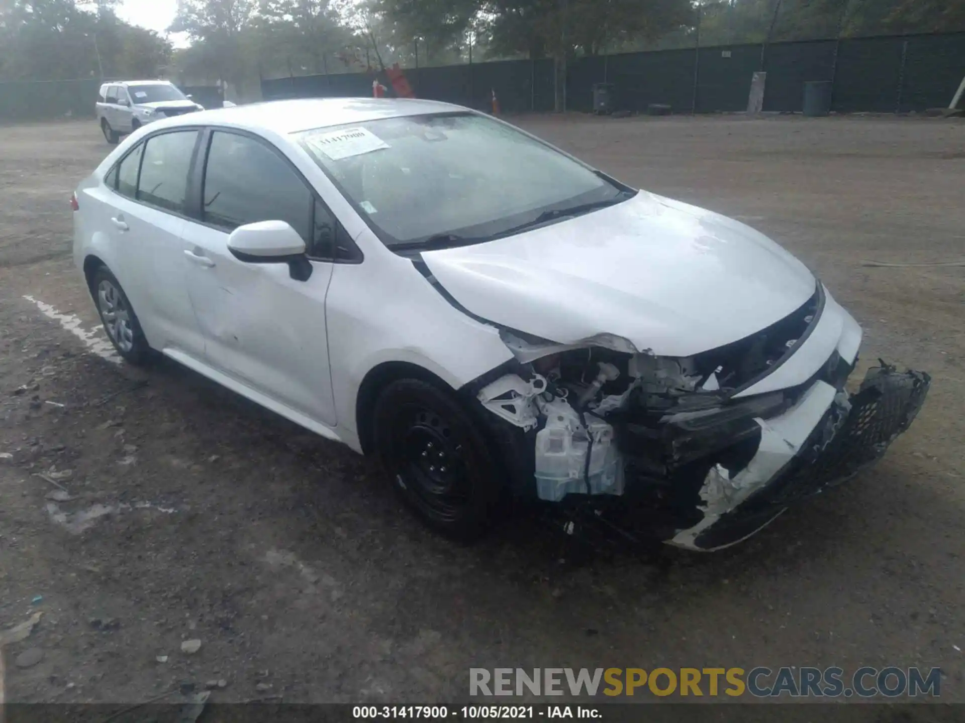 1 Photograph of a damaged car JTDEPRAE5LJ045904 TOYOTA COROLLA 2020