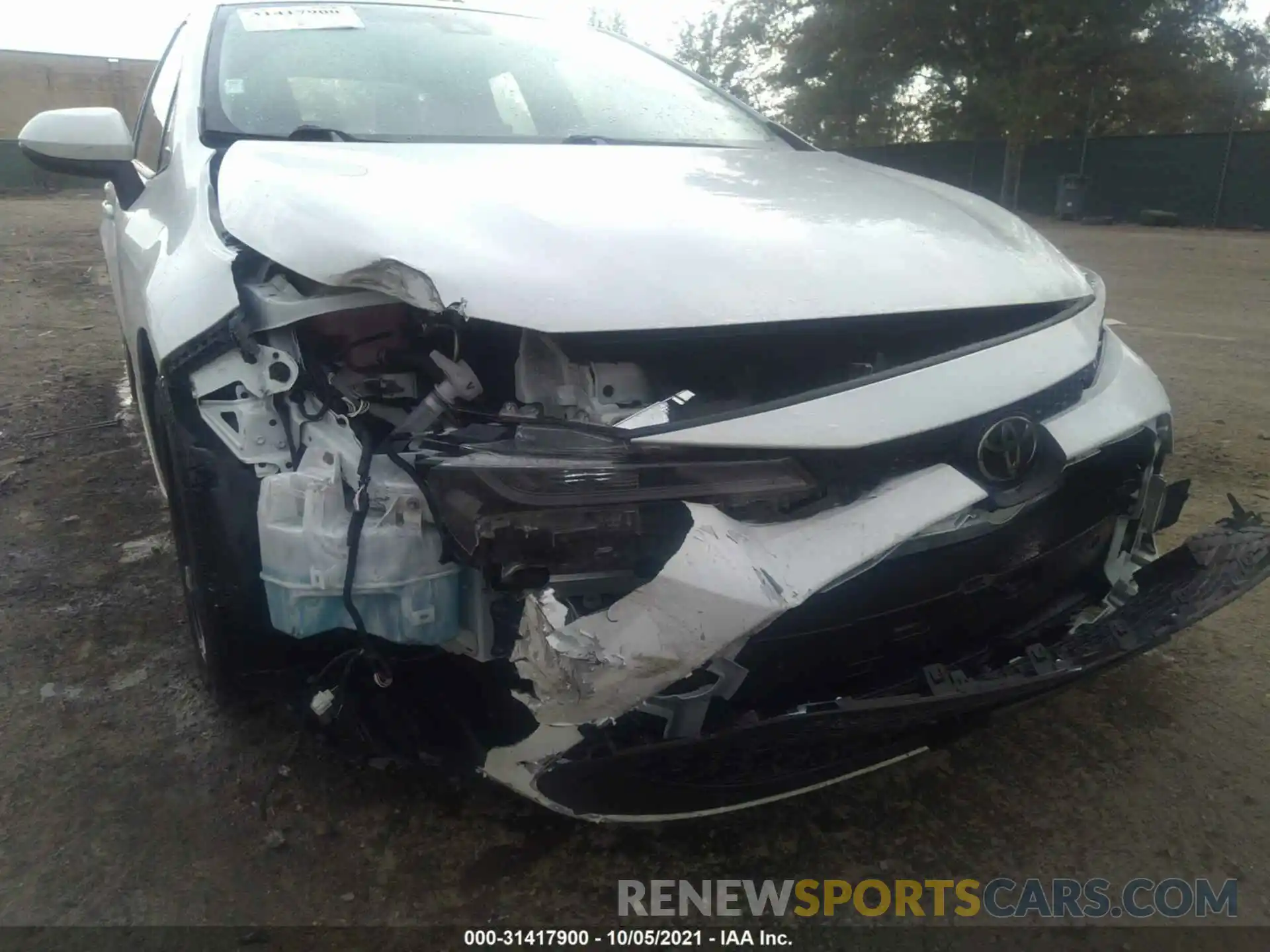 6 Photograph of a damaged car JTDEPRAE5LJ045904 TOYOTA COROLLA 2020