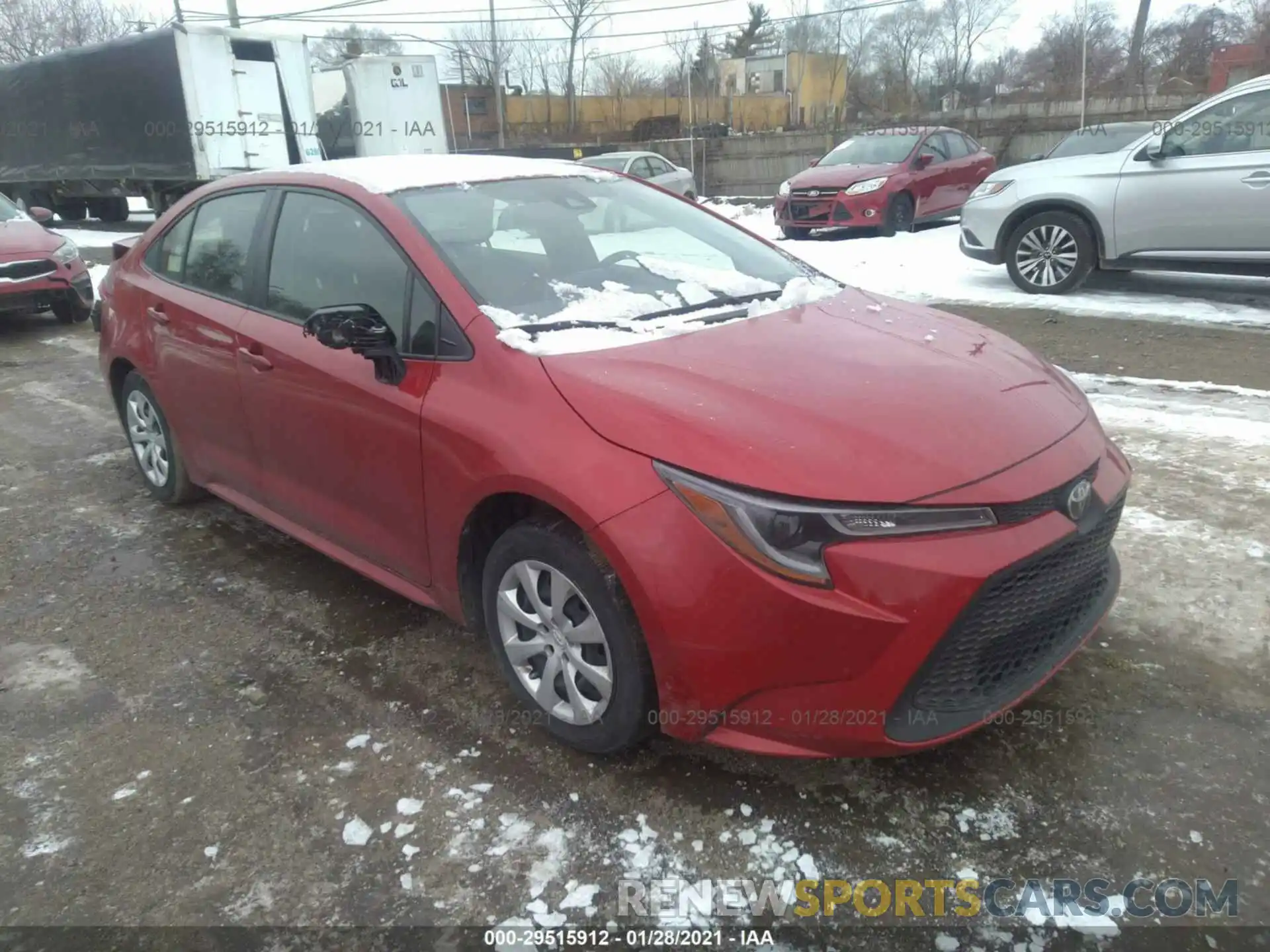 1 Photograph of a damaged car JTDEPRAE5LJ046082 TOYOTA COROLLA 2020