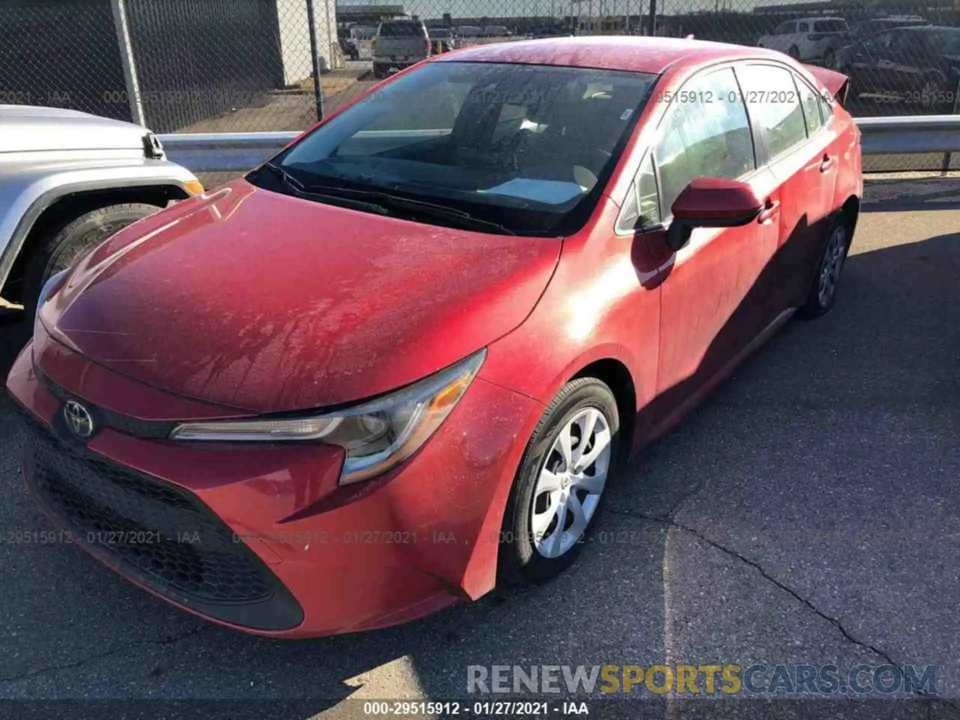 12 Photograph of a damaged car JTDEPRAE5LJ046082 TOYOTA COROLLA 2020