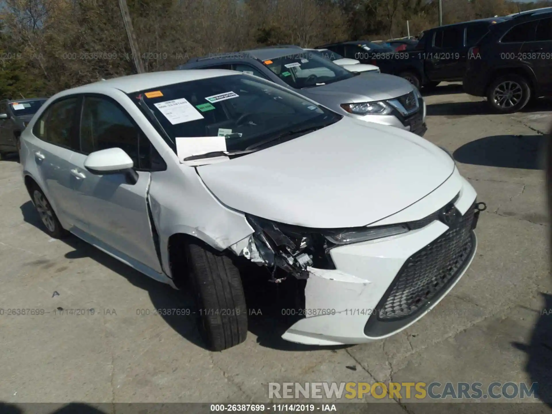 1 Photograph of a damaged car JTDEPRAE5LJ046129 TOYOTA COROLLA 2020