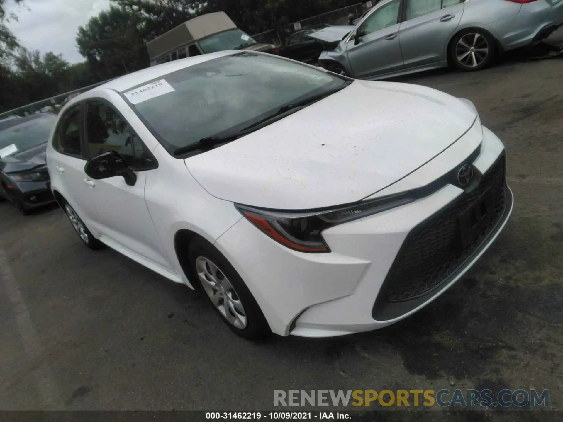 1 Photograph of a damaged car JTDEPRAE5LJ046308 TOYOTA COROLLA 2020