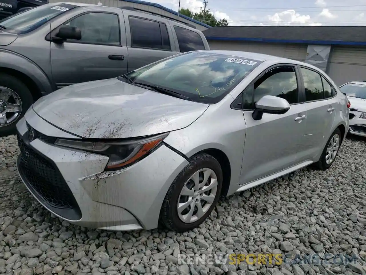 2 Photograph of a damaged car JTDEPRAE5LJ046406 TOYOTA COROLLA 2020