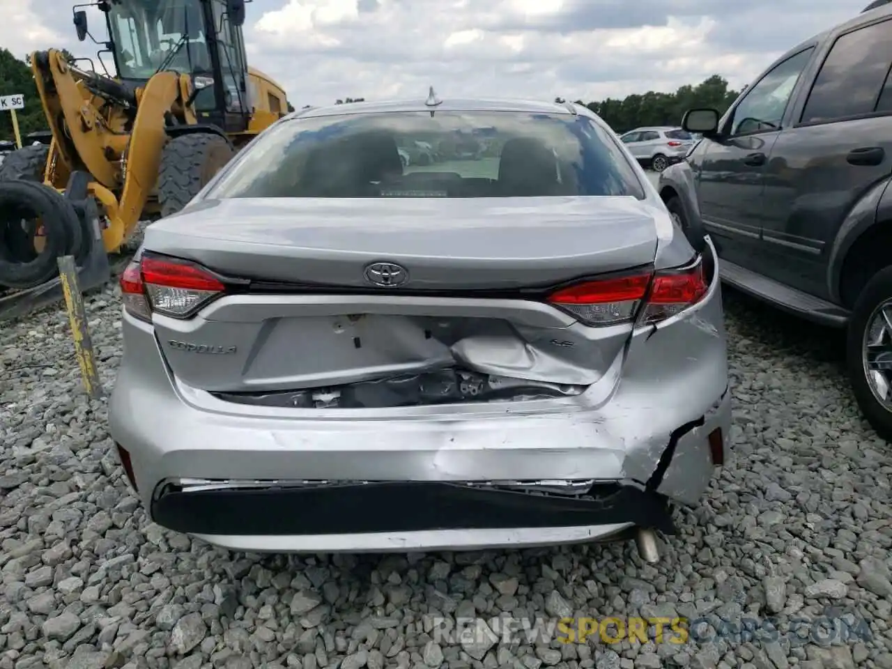 9 Photograph of a damaged car JTDEPRAE5LJ046406 TOYOTA COROLLA 2020