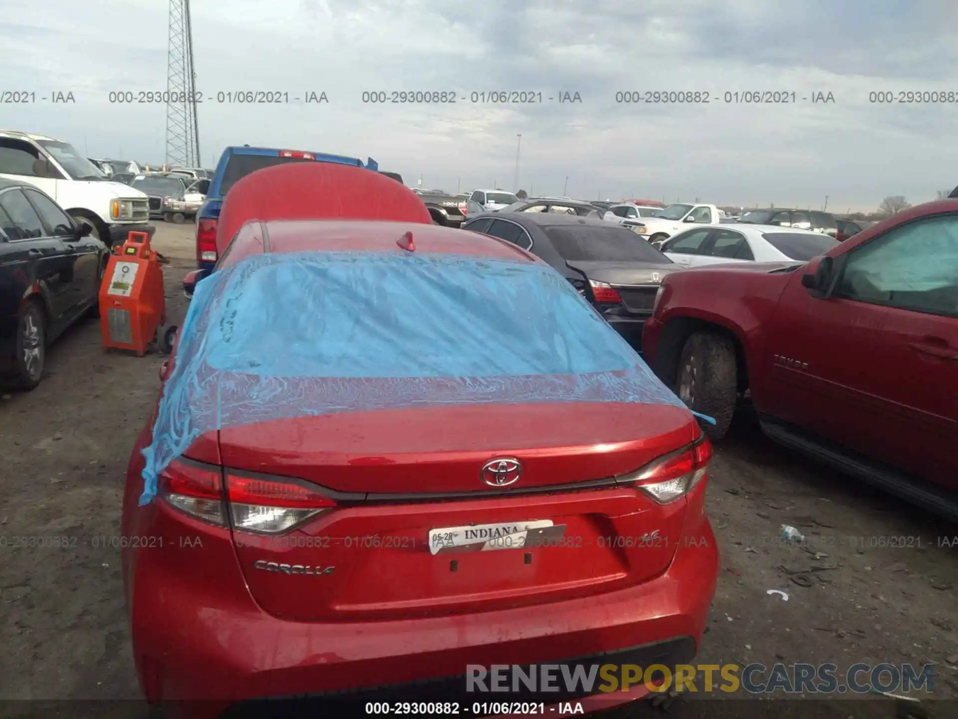 6 Photograph of a damaged car JTDEPRAE5LJ046552 TOYOTA COROLLA 2020