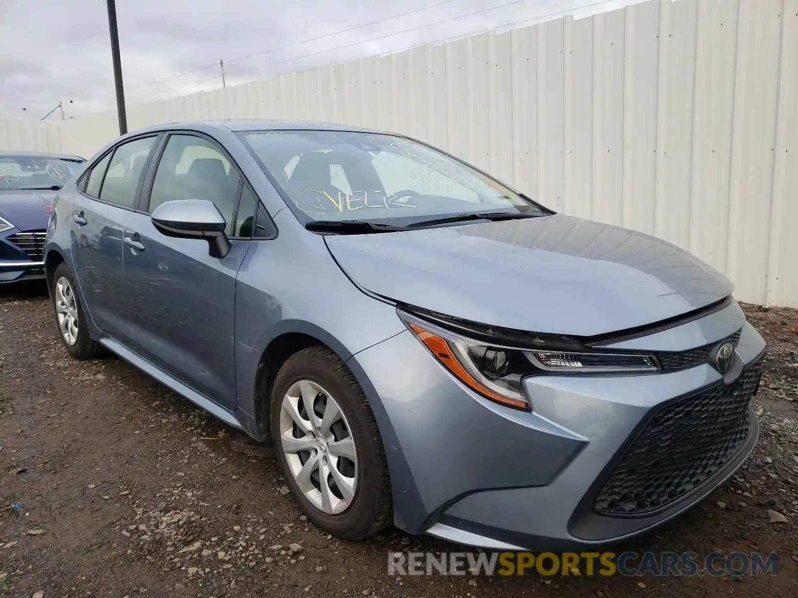 1 Photograph of a damaged car JTDEPRAE5LJ046678 TOYOTA COROLLA 2020