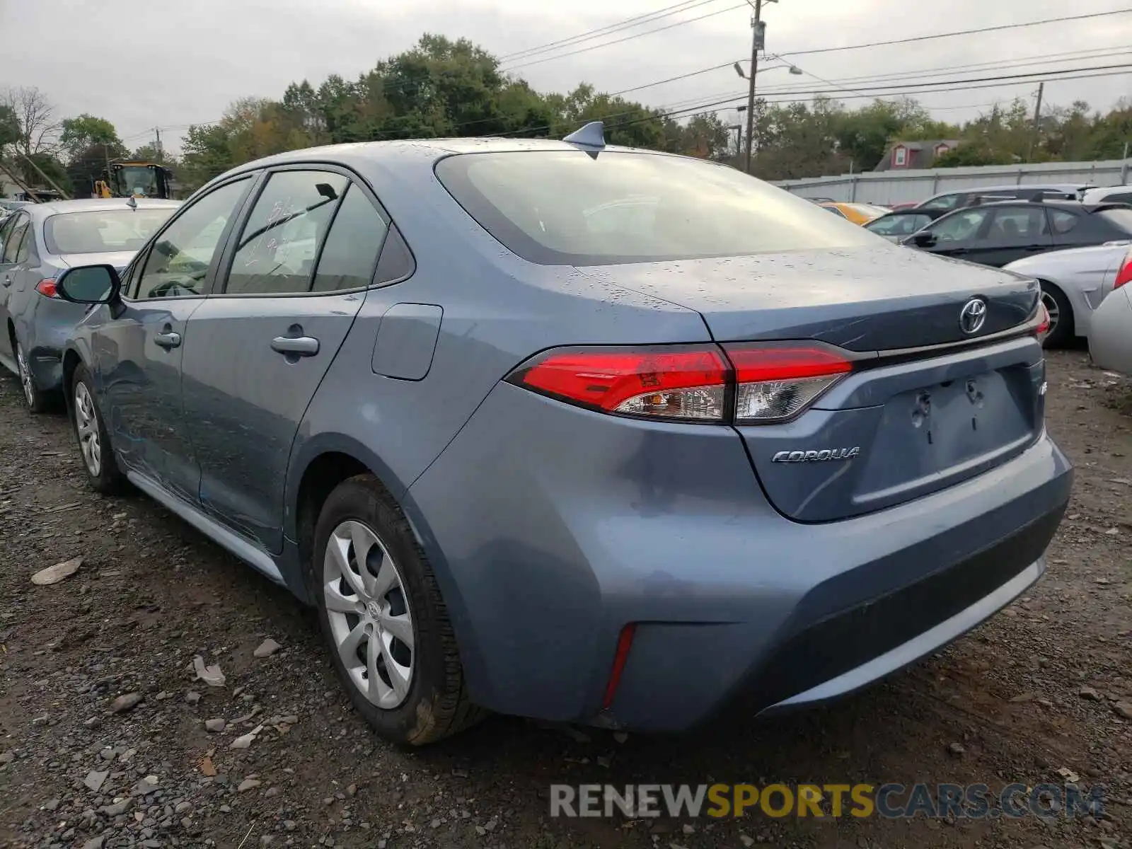 3 Photograph of a damaged car JTDEPRAE5LJ046678 TOYOTA COROLLA 2020