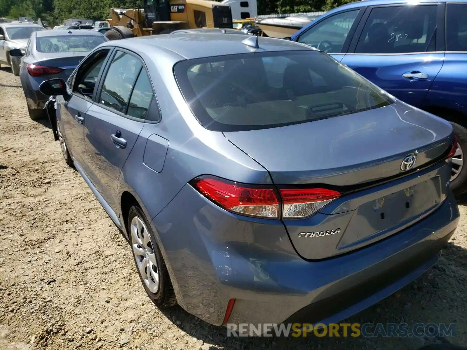 3 Photograph of a damaged car JTDEPRAE5LJ046776 TOYOTA COROLLA 2020