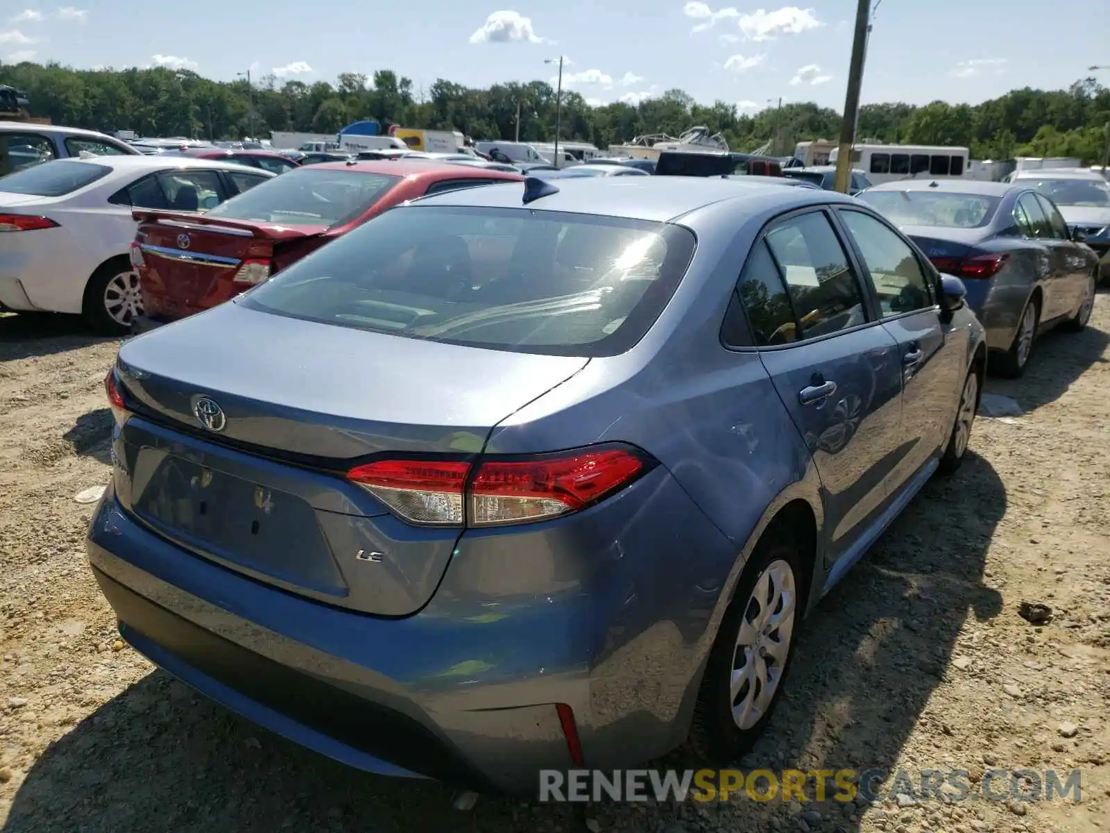 4 Photograph of a damaged car JTDEPRAE5LJ046776 TOYOTA COROLLA 2020