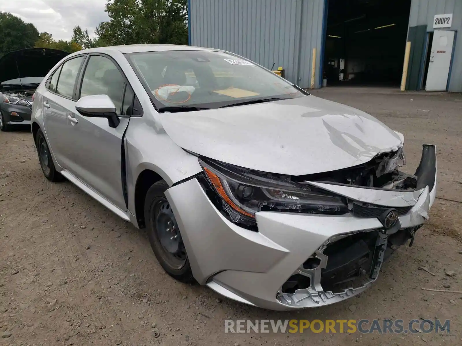 1 Photograph of a damaged car JTDEPRAE5LJ047331 TOYOTA COROLLA 2020