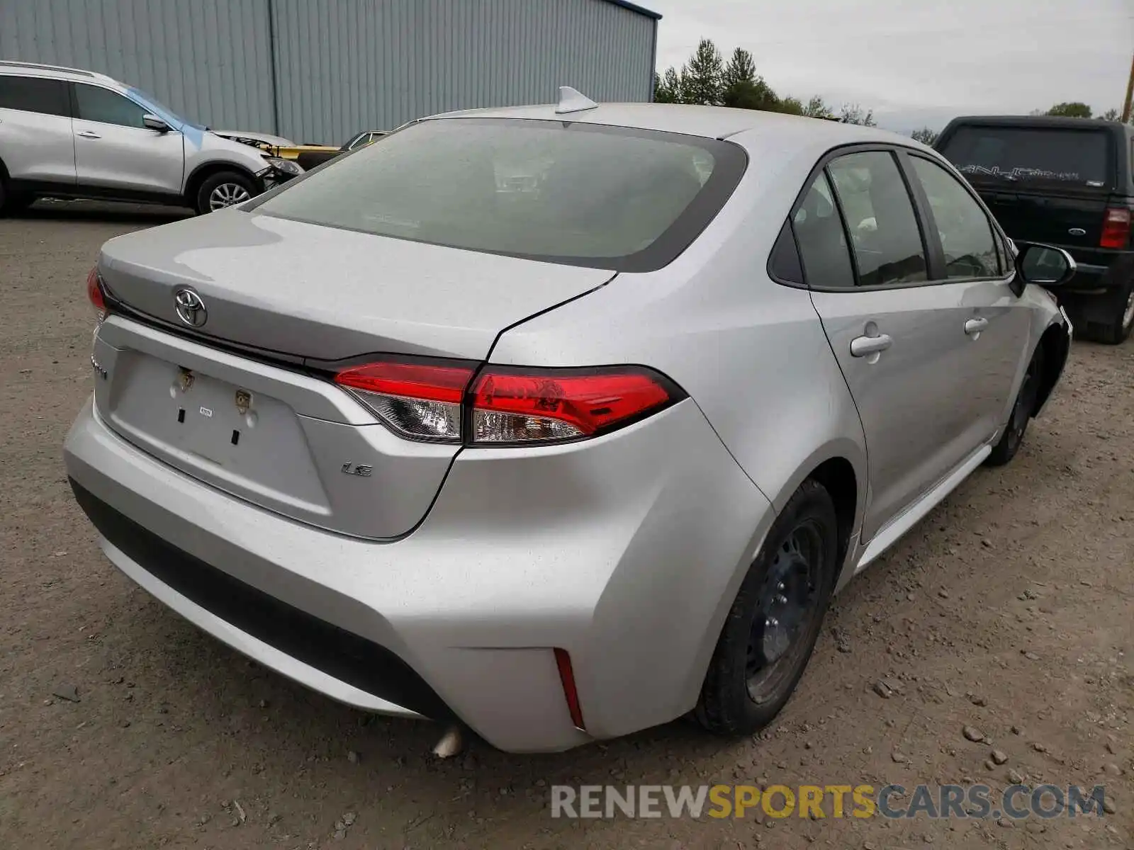 4 Photograph of a damaged car JTDEPRAE5LJ047331 TOYOTA COROLLA 2020