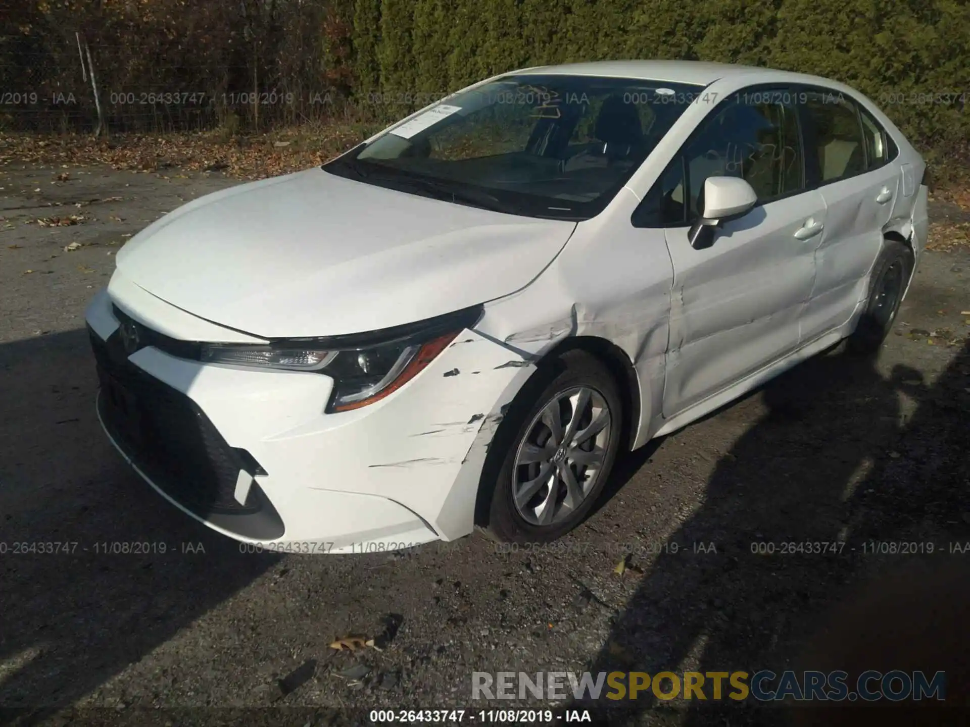 2 Photograph of a damaged car JTDEPRAE5LJ048611 TOYOTA COROLLA 2020