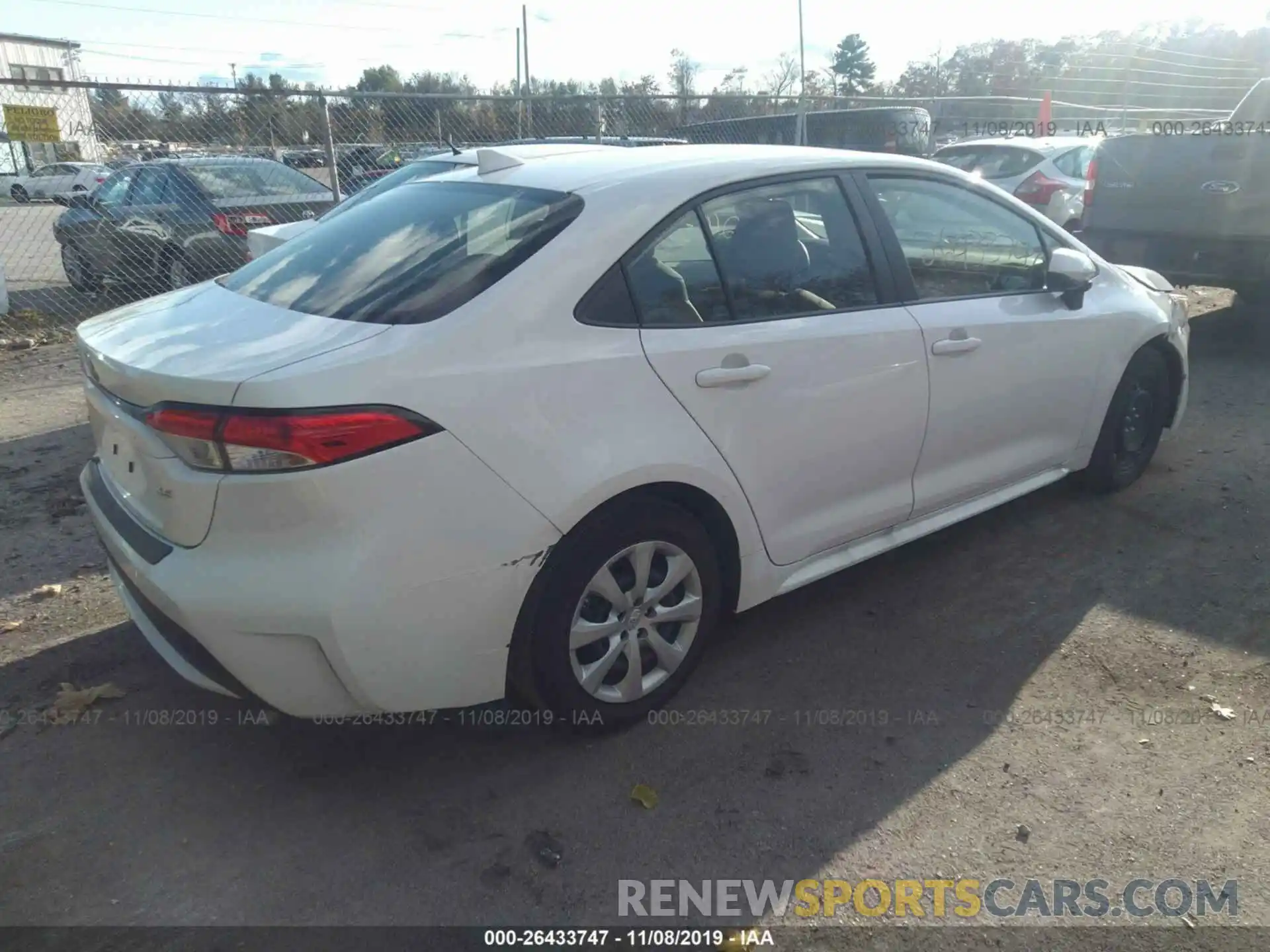 4 Photograph of a damaged car JTDEPRAE5LJ048611 TOYOTA COROLLA 2020