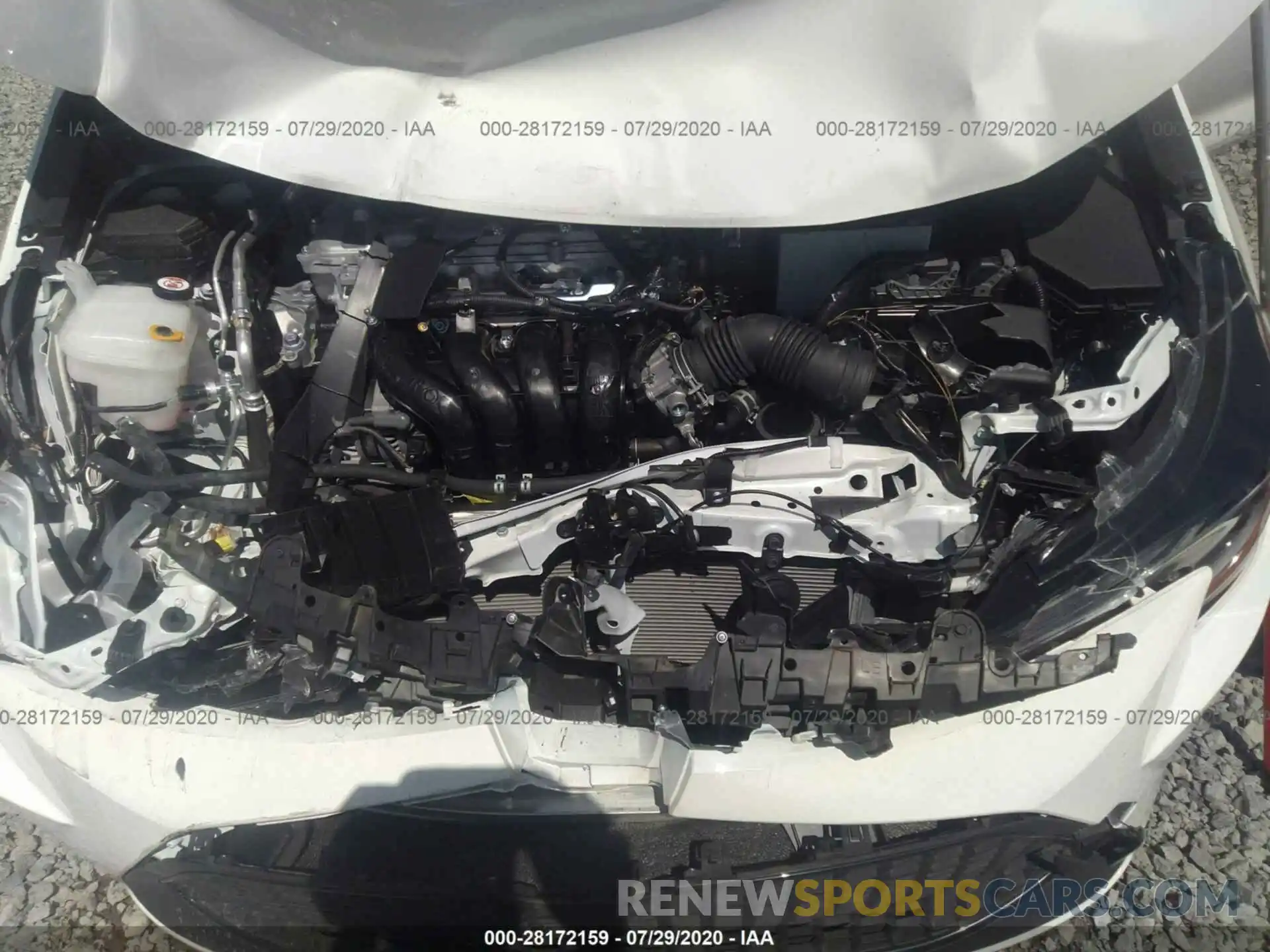 10 Photograph of a damaged car JTDEPRAE5LJ049225 TOYOTA COROLLA 2020