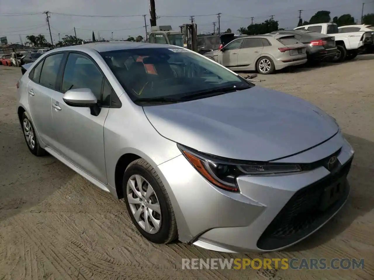 1 Photograph of a damaged car JTDEPRAE5LJ050617 TOYOTA COROLLA 2020