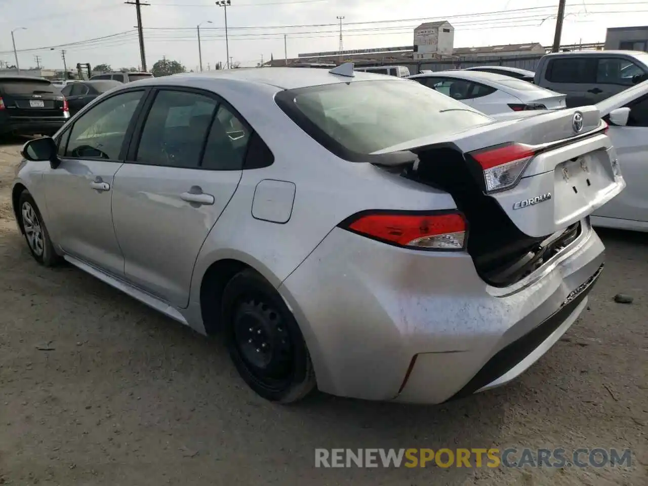 3 Photograph of a damaged car JTDEPRAE5LJ050617 TOYOTA COROLLA 2020