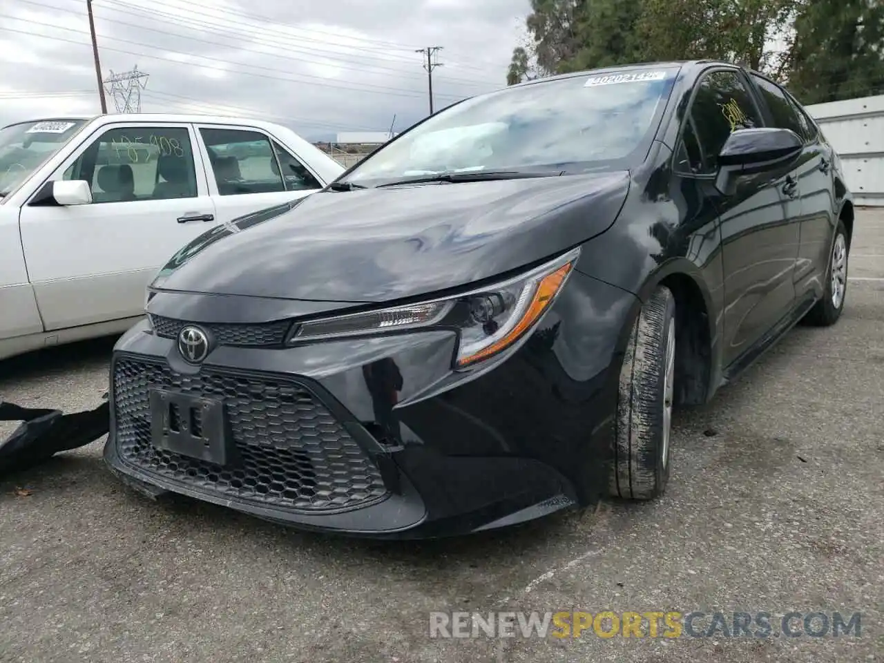 2 Photograph of a damaged car JTDEPRAE5LJ051136 TOYOTA COROLLA 2020