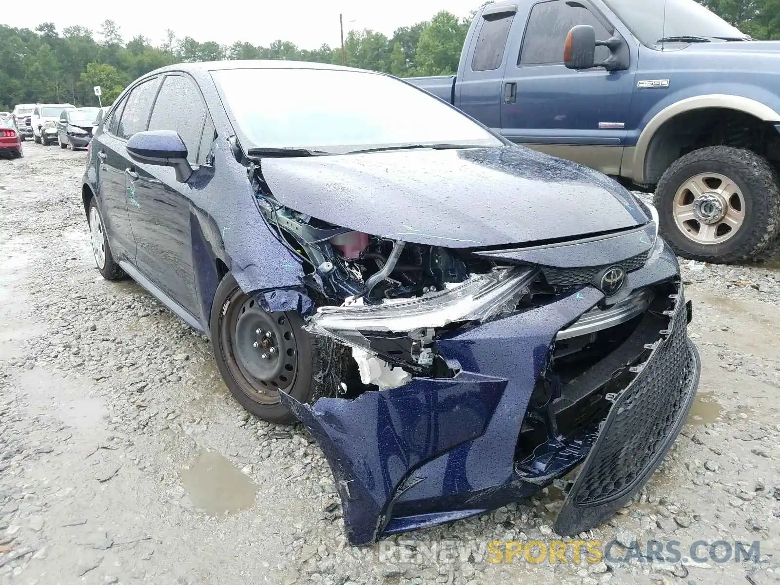 1 Photograph of a damaged car JTDEPRAE5LJ051234 TOYOTA COROLLA 2020