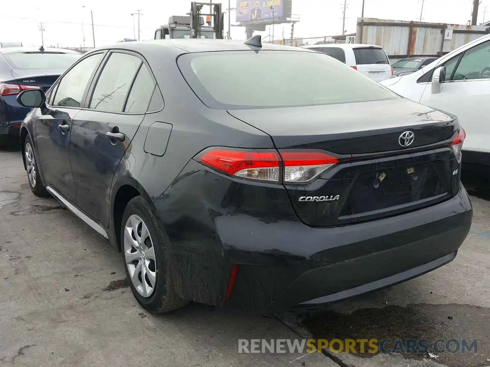 3 Photograph of a damaged car JTDEPRAE5LJ051296 TOYOTA COROLLA 2020