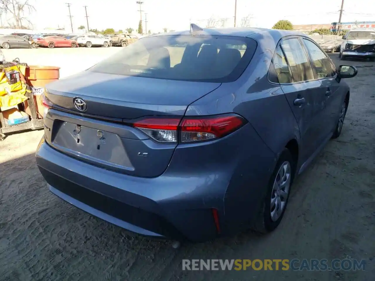 4 Photograph of a damaged car JTDEPRAE5LJ051380 TOYOTA COROLLA 2020